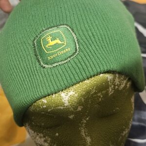John Deere Green Beanie
